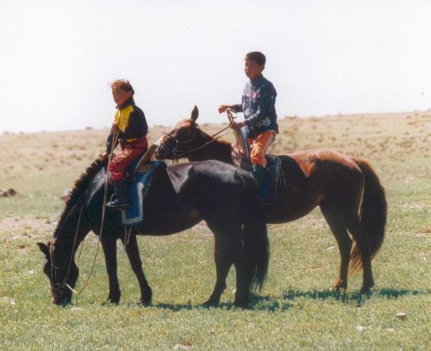 Enfant à cheval
